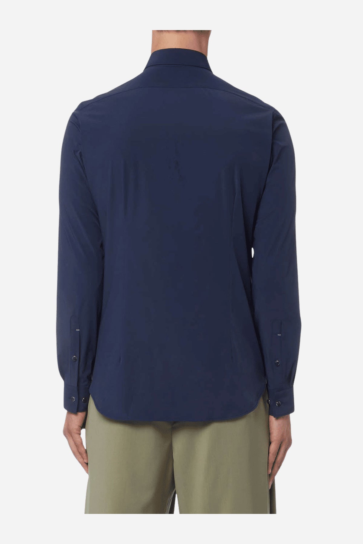 Michael Kors Camicia Classica uomo slim sintetica