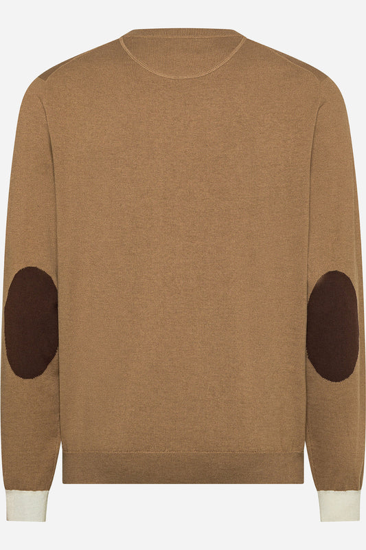 Maglia Sun68 girocollo maniche lunghe misto lana