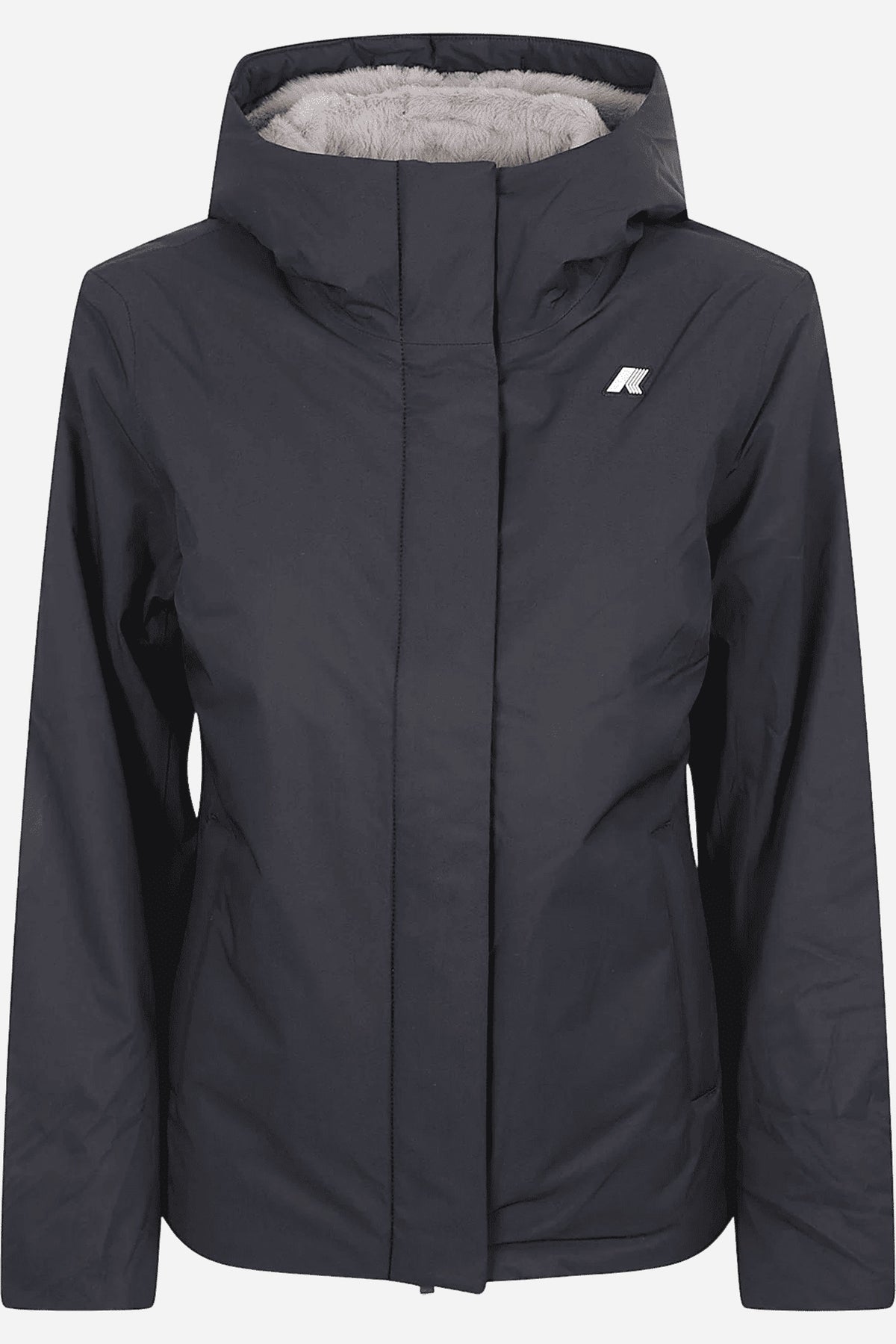 Giacca Lil Twill Soft Beaver tecnica con cappuccio