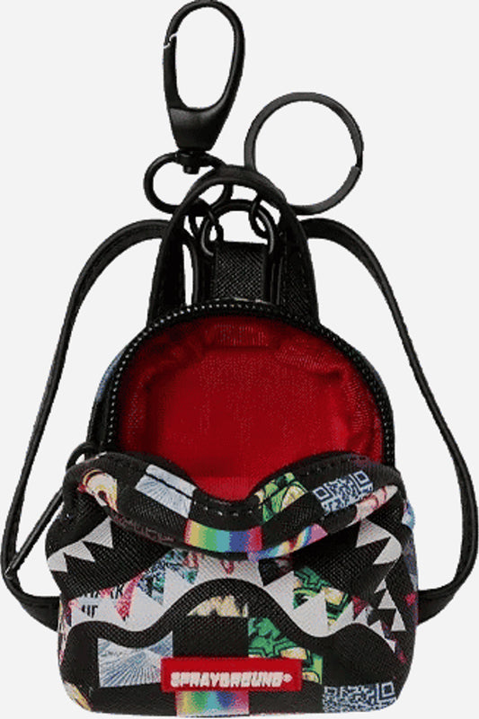 Crazy Check portachiavi zaino mini