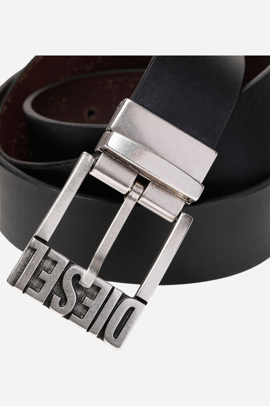Diesel cintura 3.4 cm in pelle double-face