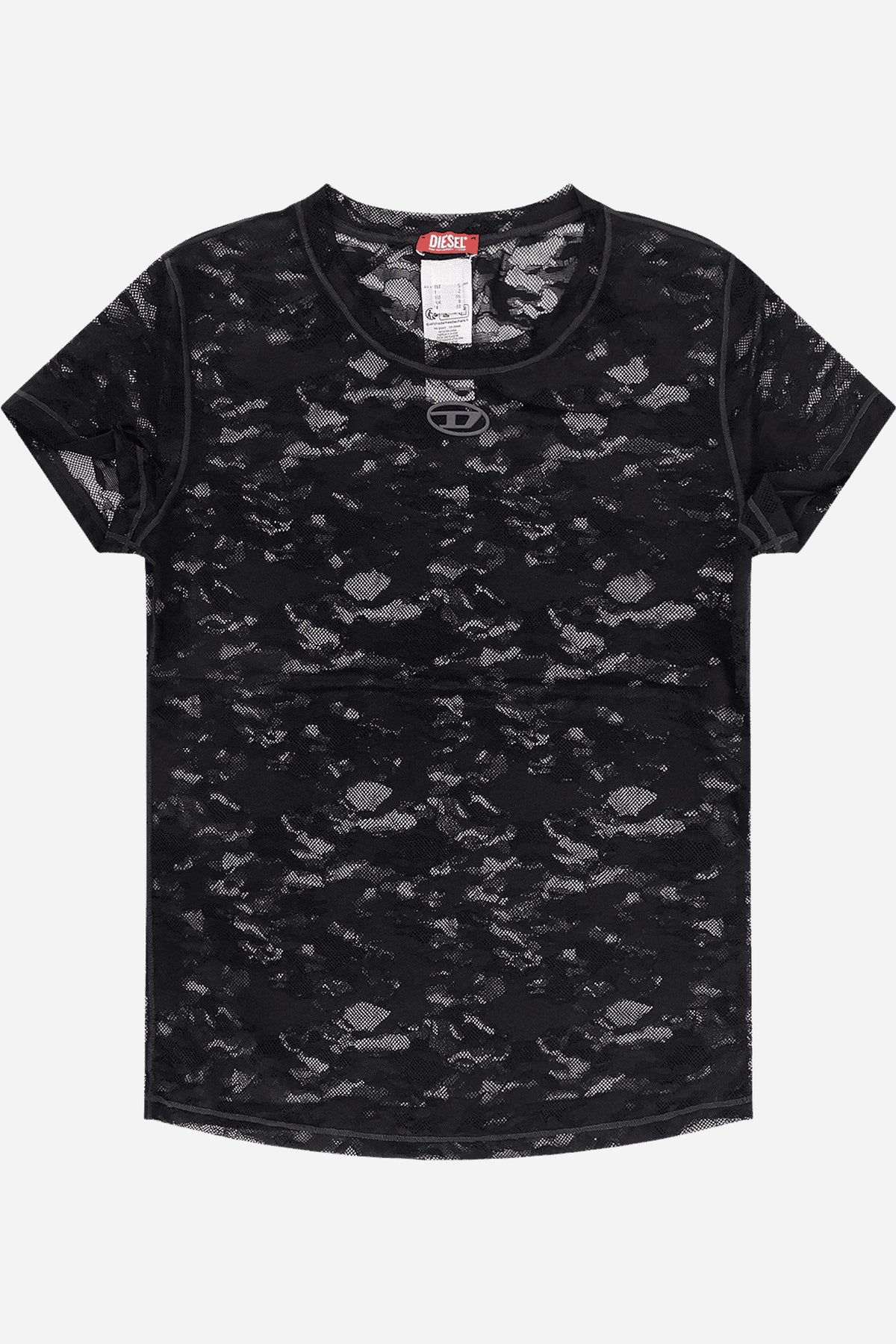 Kasia-Utlt T-shirt slim in pizzo