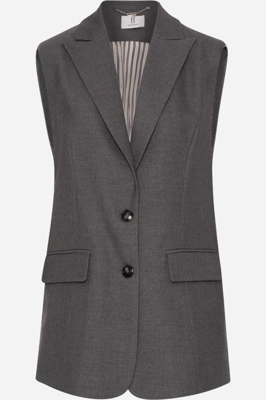 Fracomina Gilet lungo monopetto regular