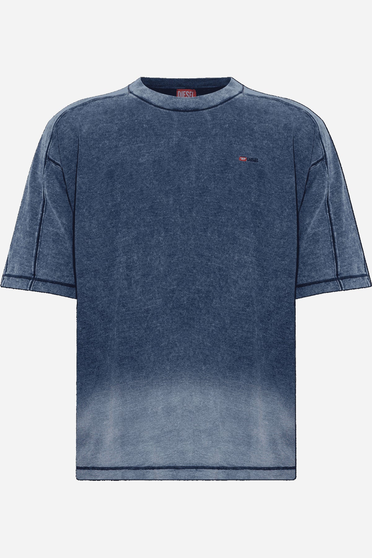 Diesel T-shirt relaxed fit effetto sfumato