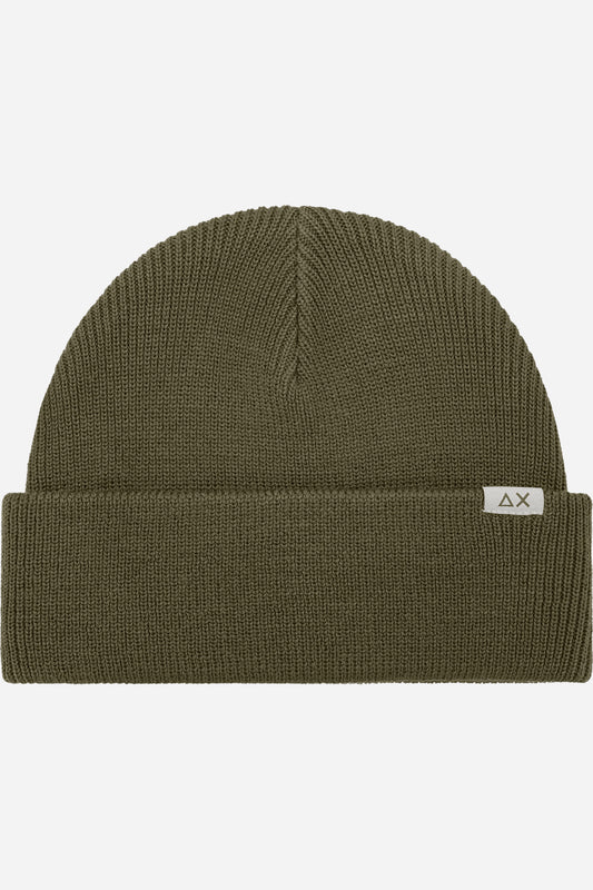 Berretto beanie SUN68 in misto lana a costine