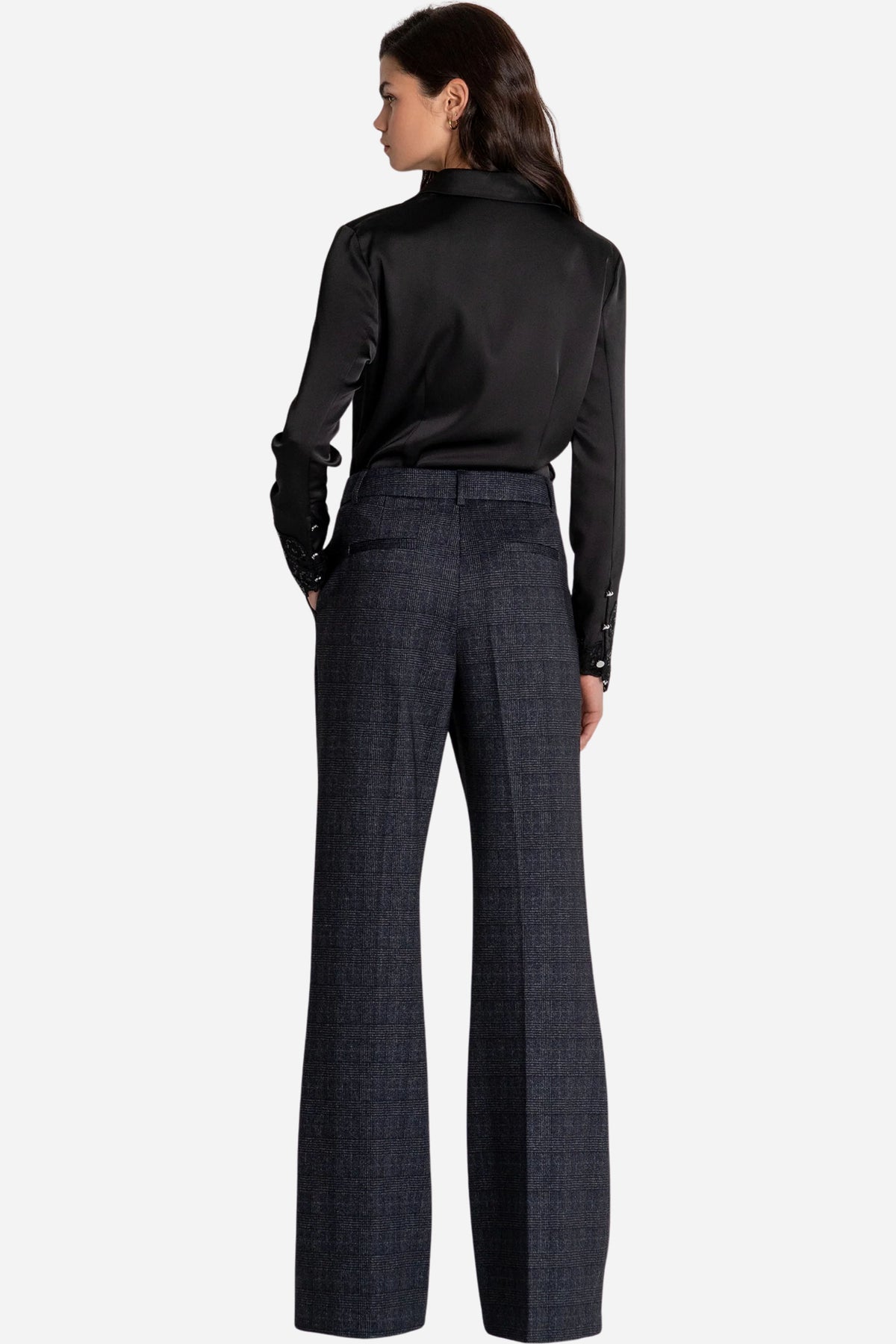 Fracomina Pantalone linea dritta Principe di Galles