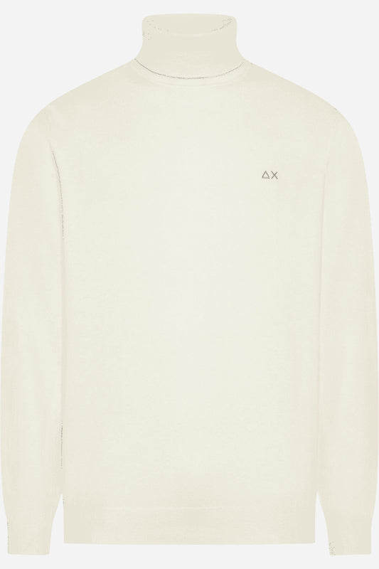 Maglia dolcevita SUN68 in cotone e lana