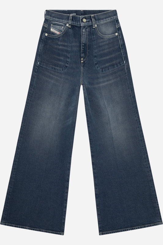 Jeans 1978 D-Akemi flare vita media Diesel