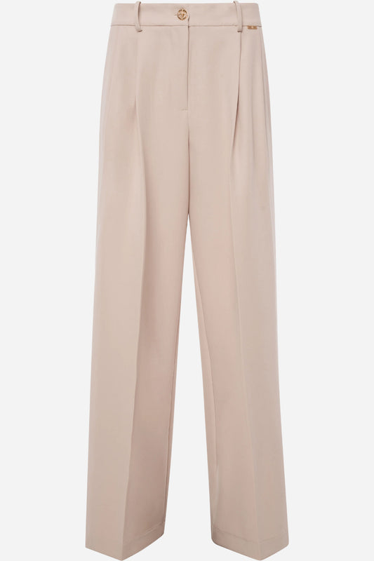 Pantalone wide a palazzo vita regolare Fracomina