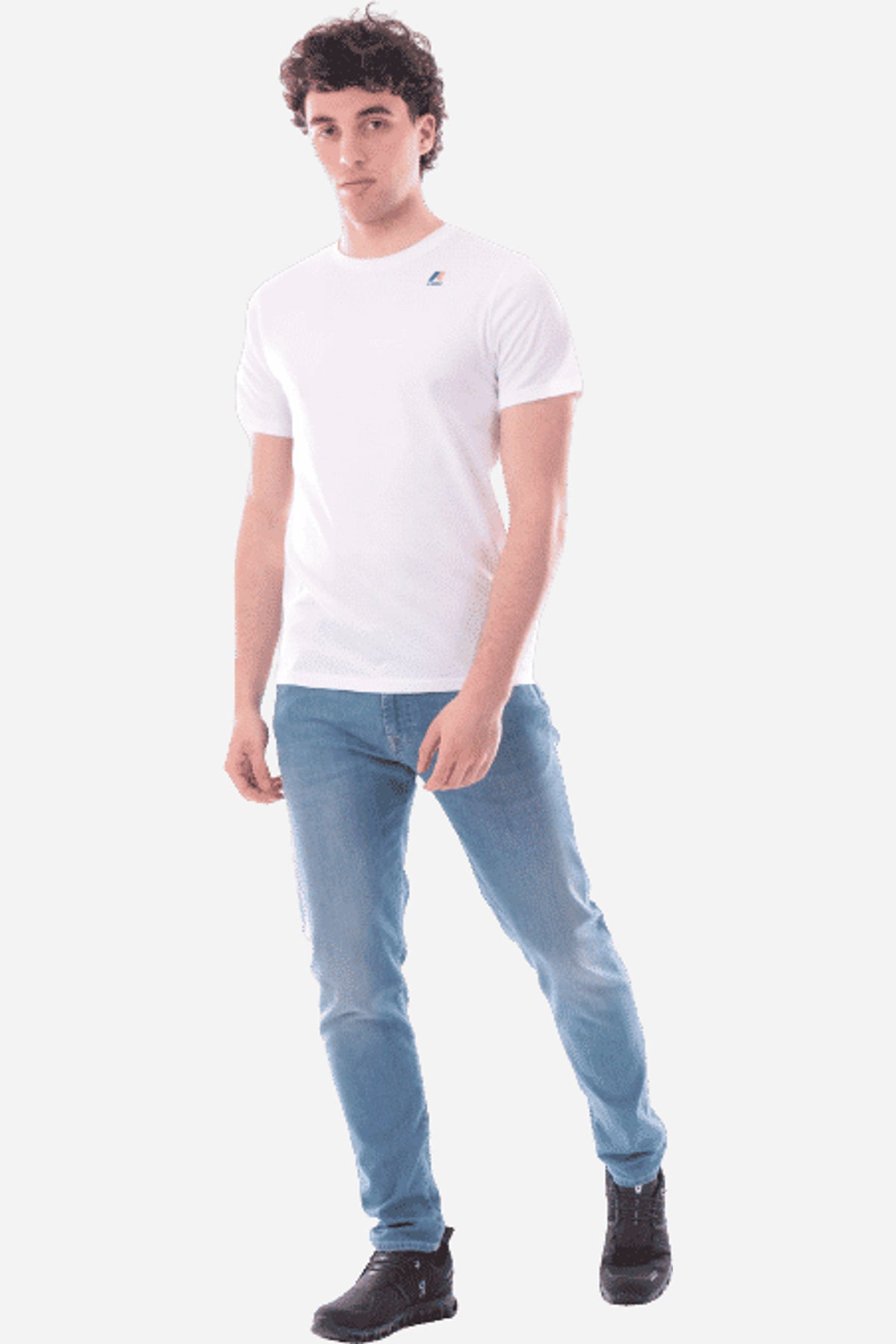 T-shirt Leonide uomo slim in cotone