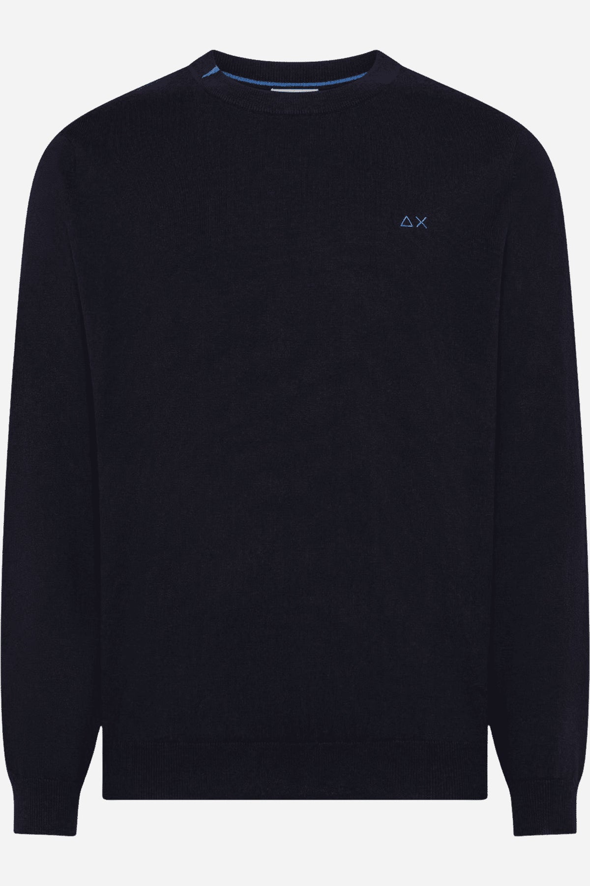 Maglia Sun68 girocollo maniche lunghe misto lana cotone