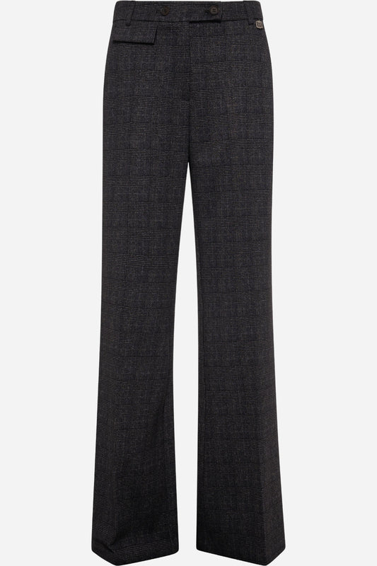 Fracomina Pantalone linea dritta Principe di Galles