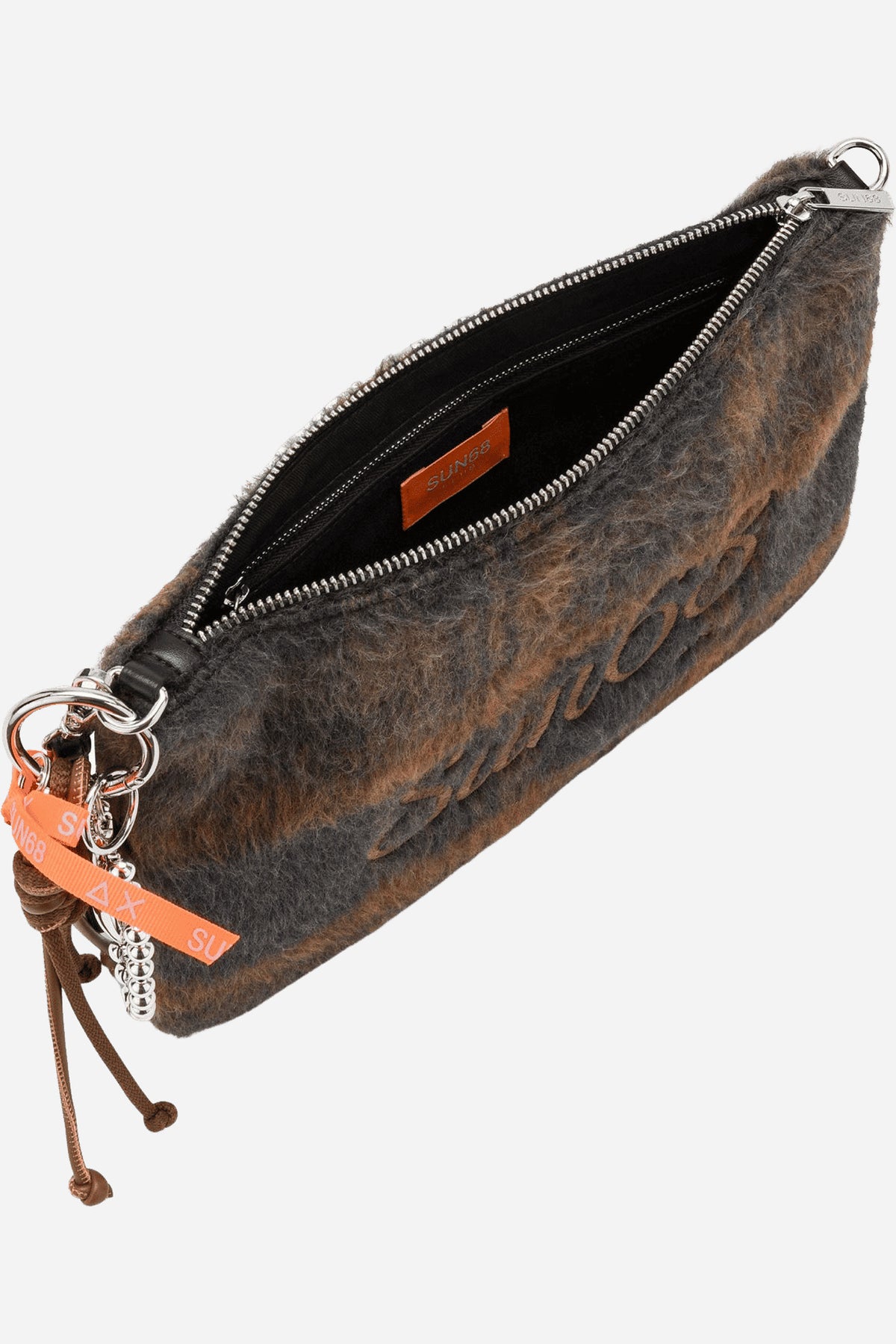 Sun68 Pochette piccola da polso in misto lana