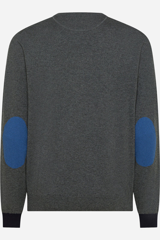 Maglia Sun68 girocollo misto lana cotone