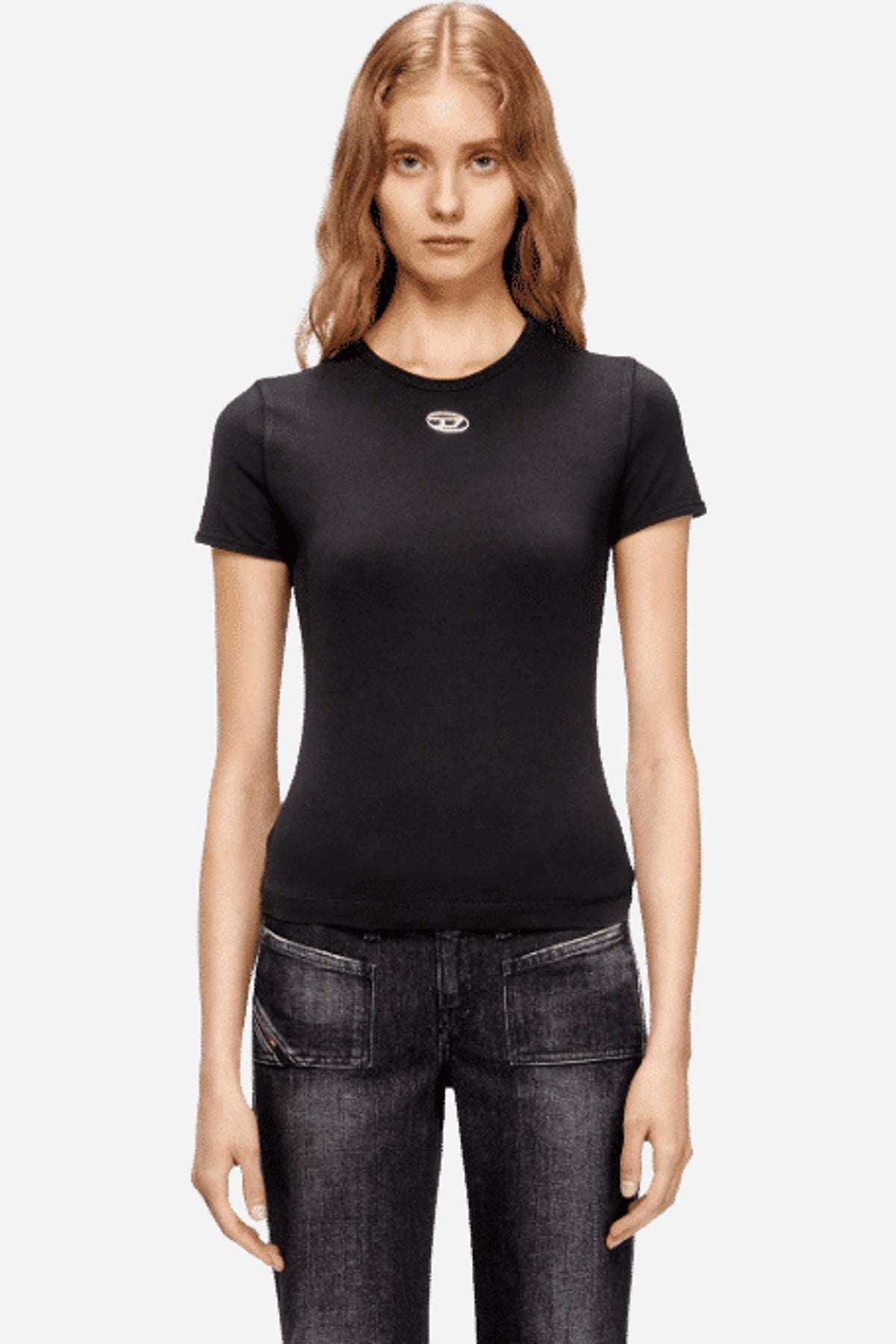 Uncutieslong-Od T Shirt in cotone