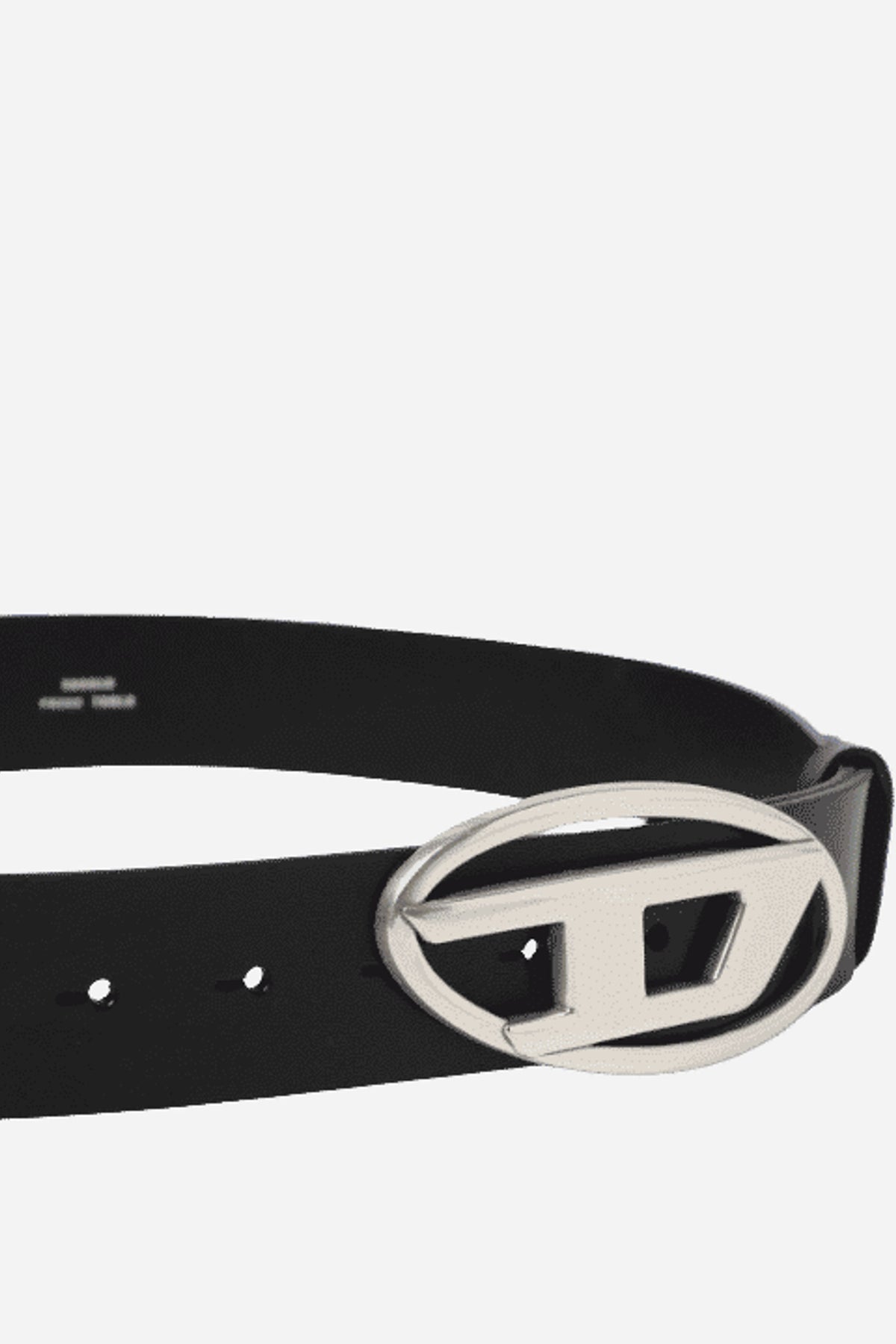 Cintura Diesel in pelle fibbia logo