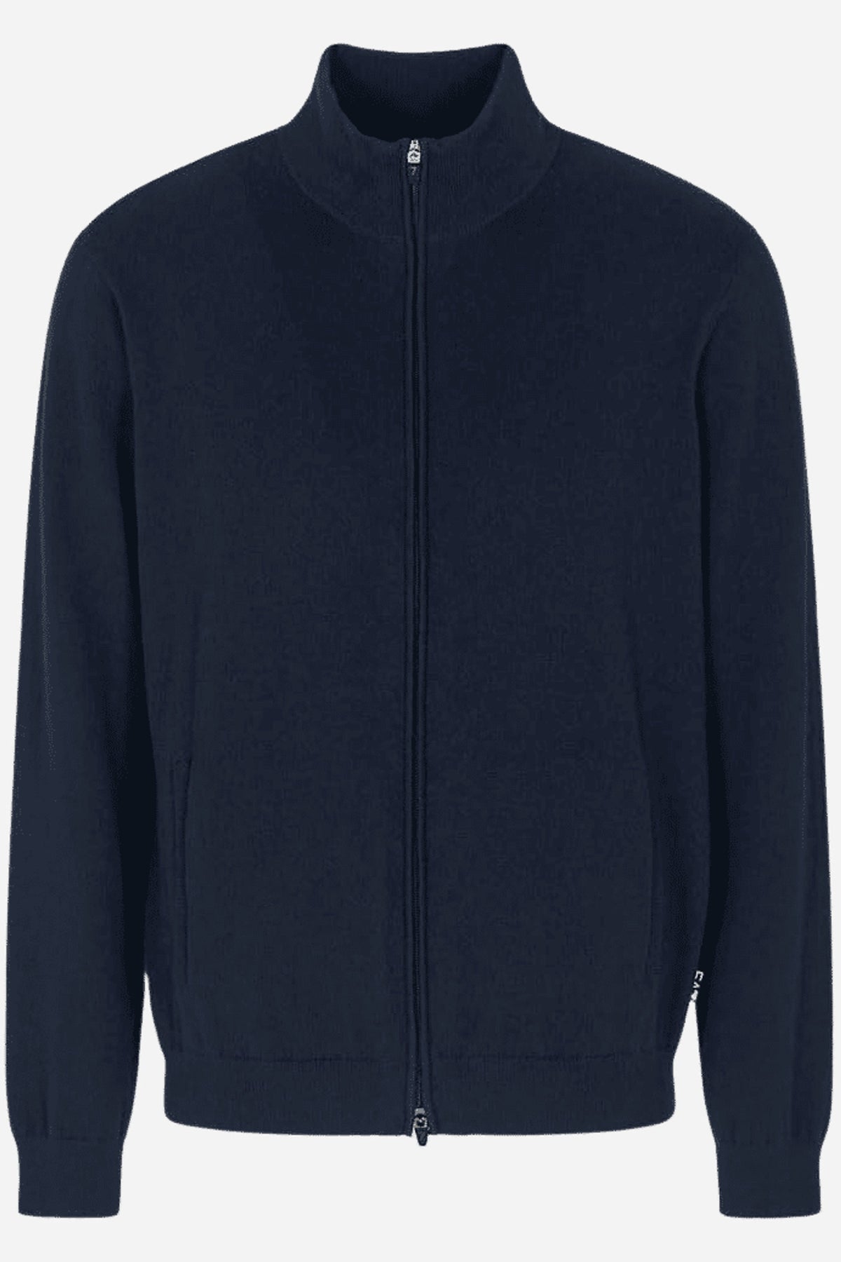 EA7 Maglioncino full zip in misto lana