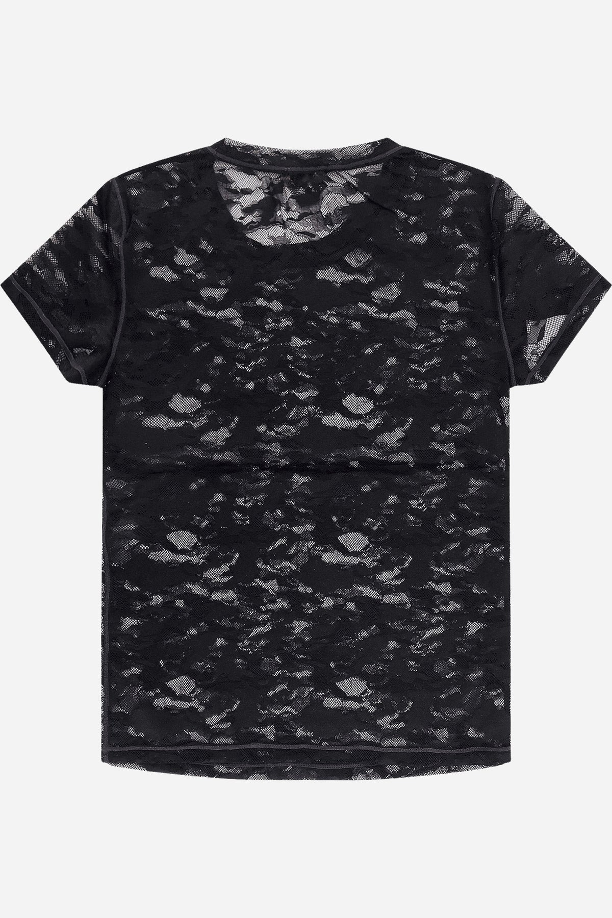Kasia-Utlt T-shirt slim in pizzo