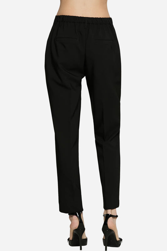 Panta OSTENDO pantalone vita alta elasticizzato