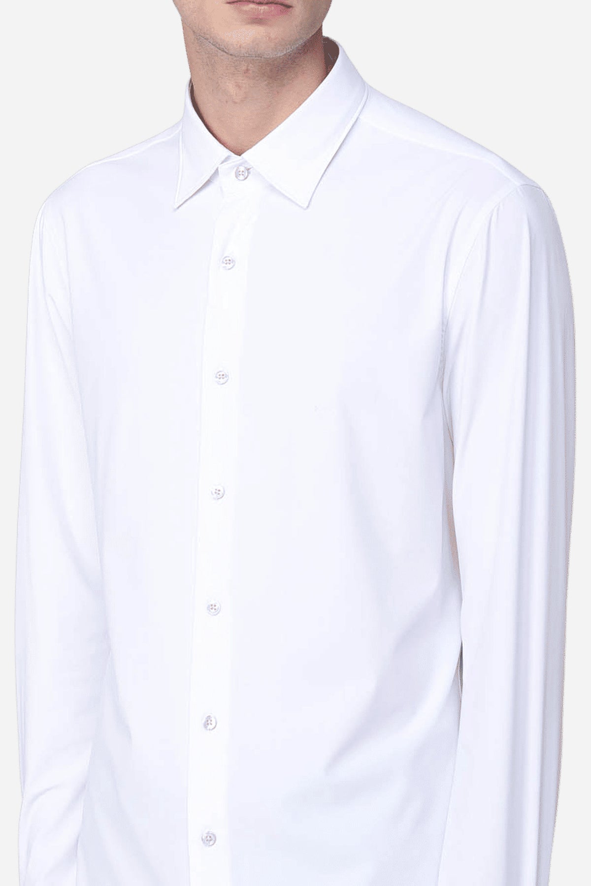 Camicia Classica Michael Kors slim sintetica