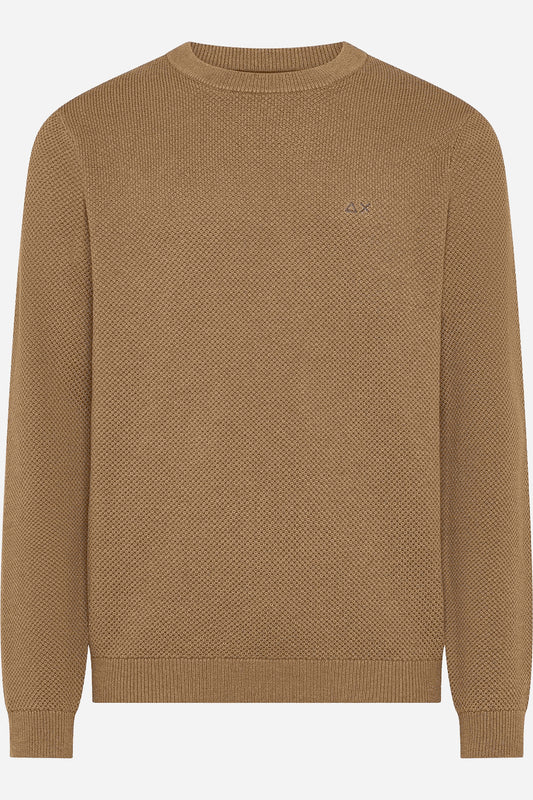 Maglia Sun68 girocollo lana e cotone