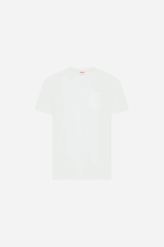 T-shirt in cotone con taschino