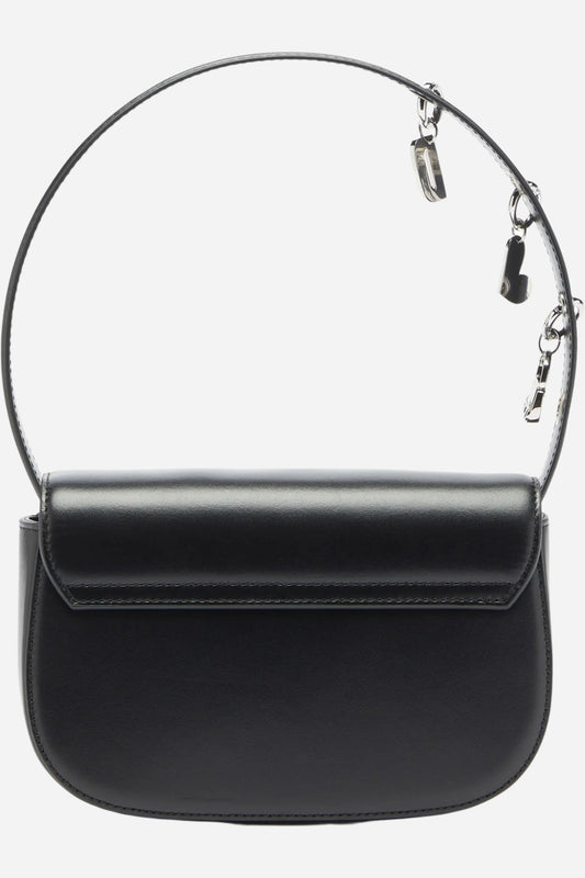 1DR Borsa a spalla in pelle con charms
