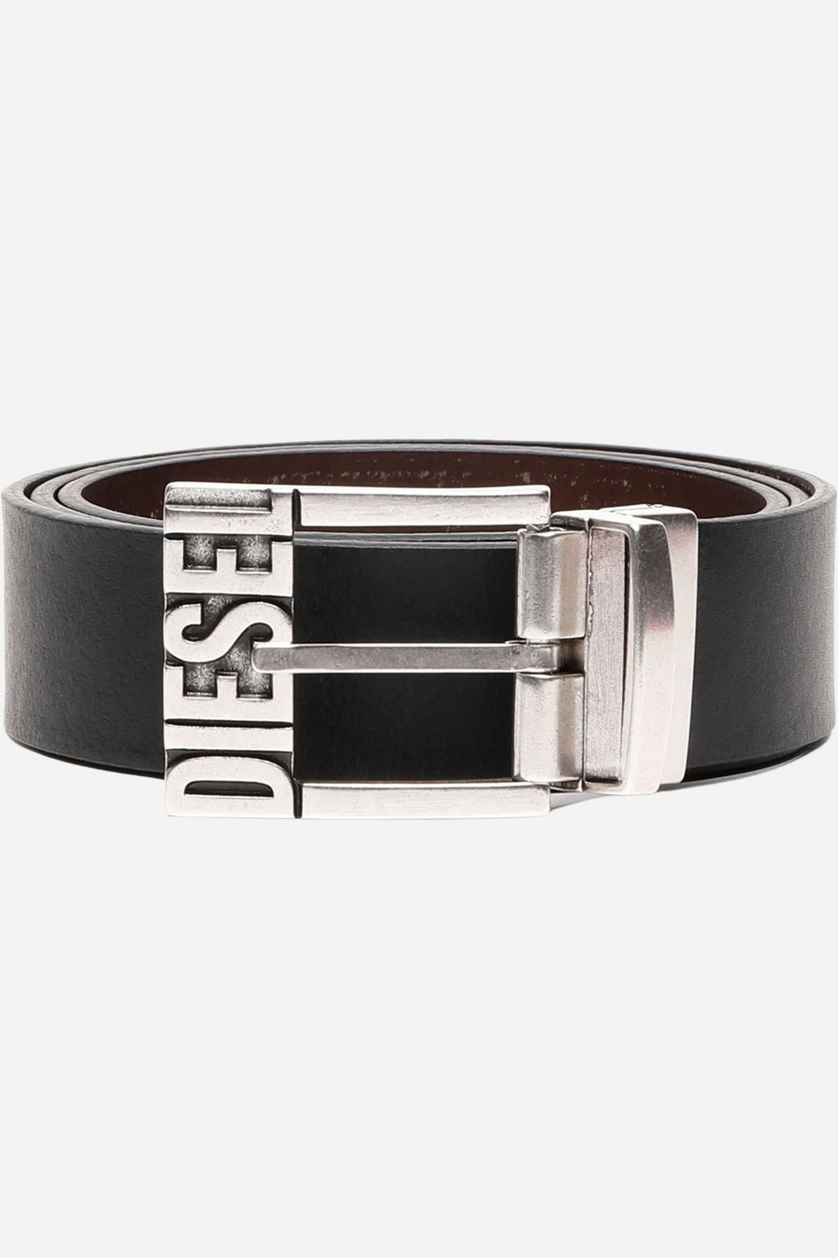 Diesel cintura 3.4 cm in pelle double-face