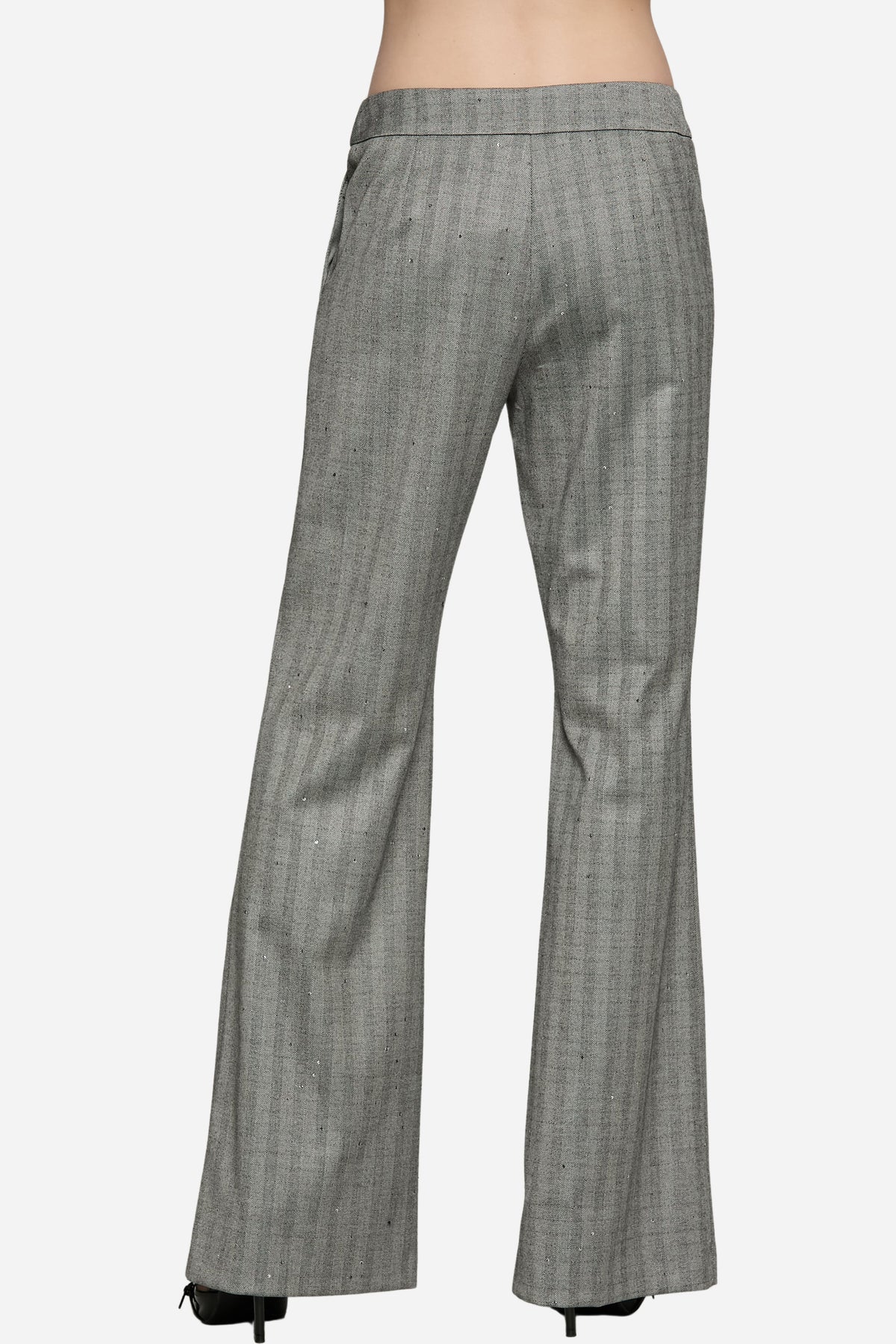 Panta RICKMAN vita alta con paillettes
