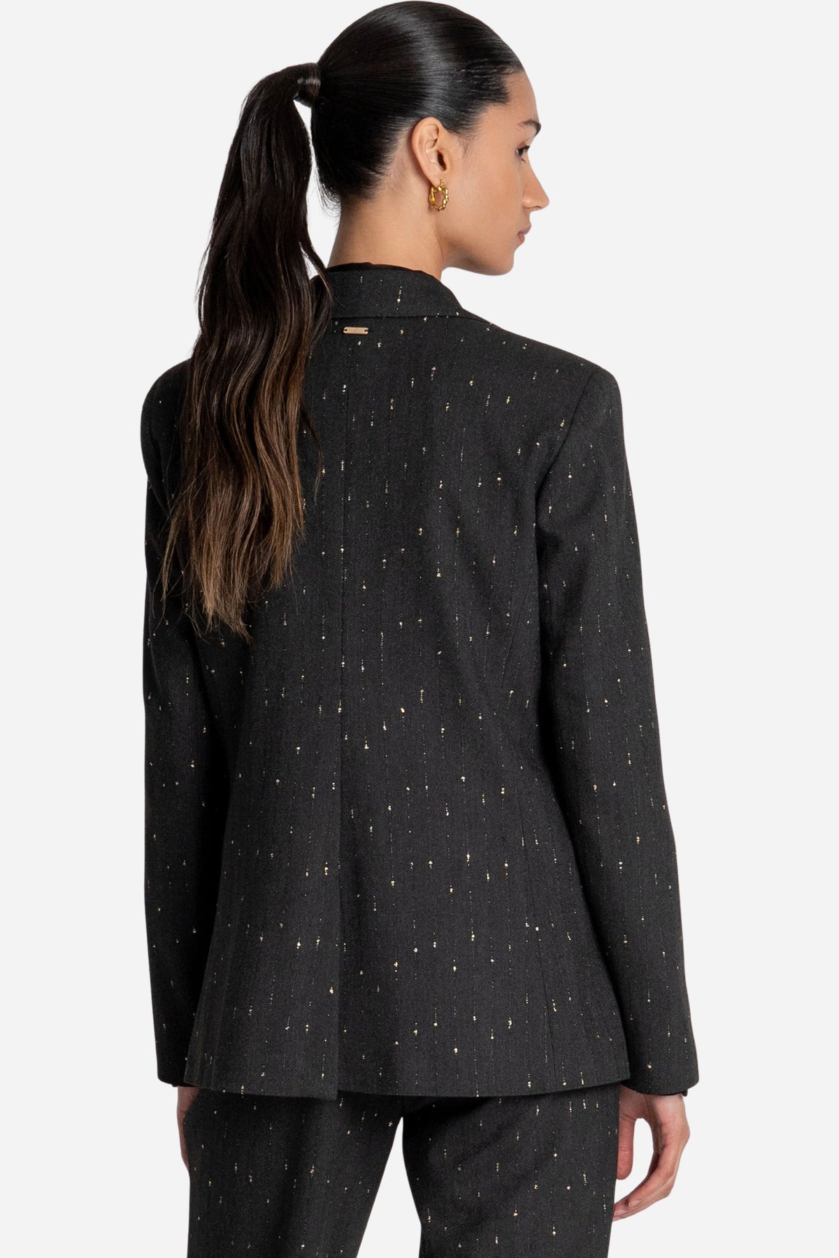Blazer Fracomina regular monopetto gessato