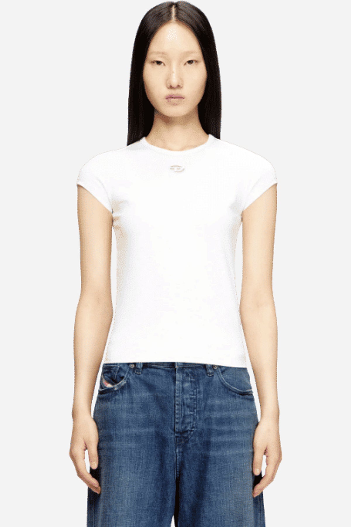T-ANGIE-OD T-shirt slim cotone biologico