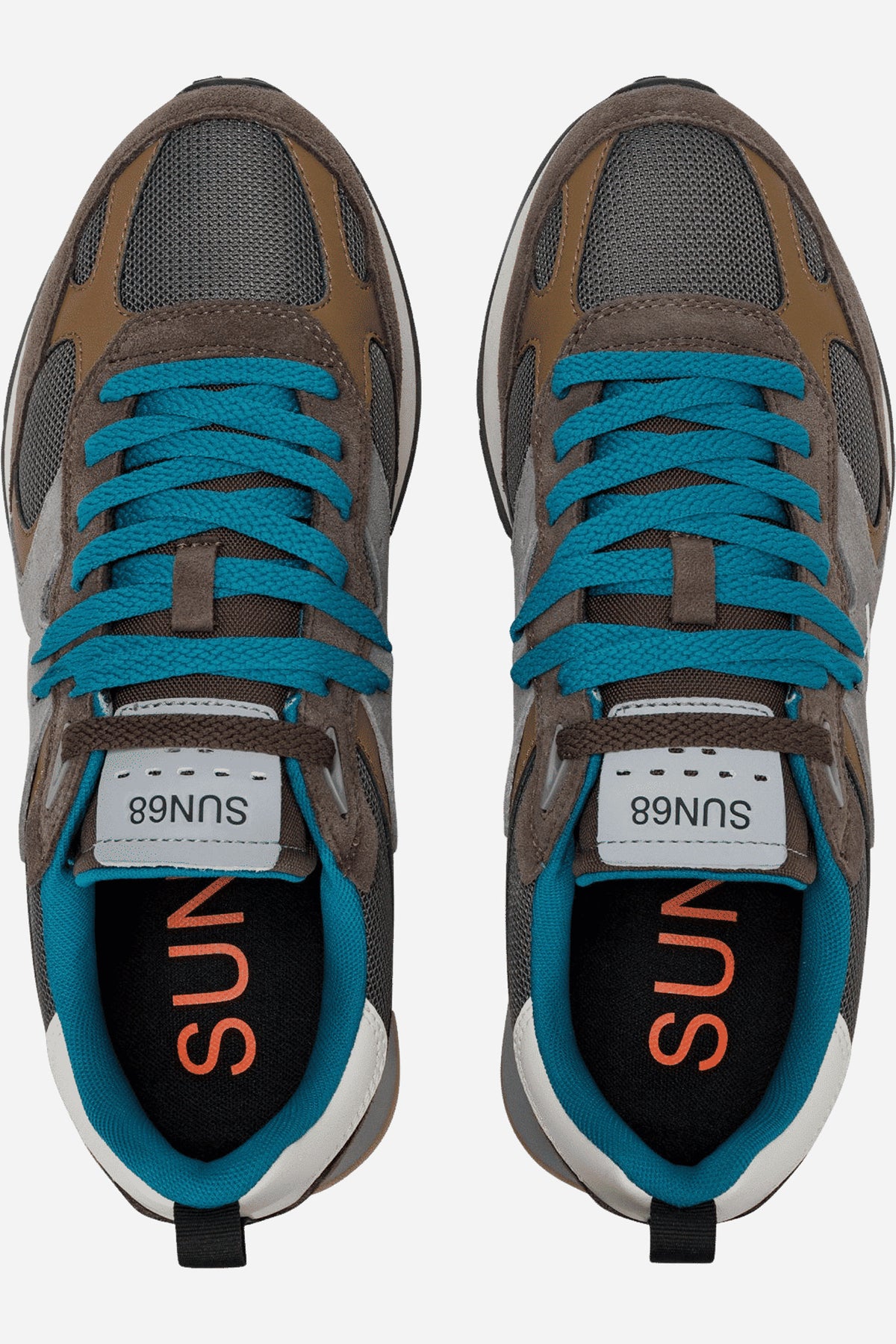Sneaker Jaki Outdoor uomo in suede e nylon