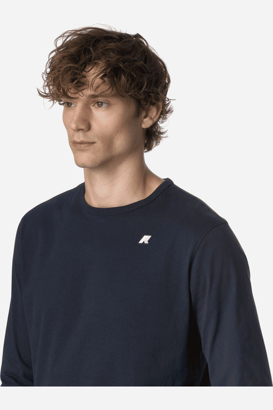 T-Shirt Elmer uomo manica lunga in cotone