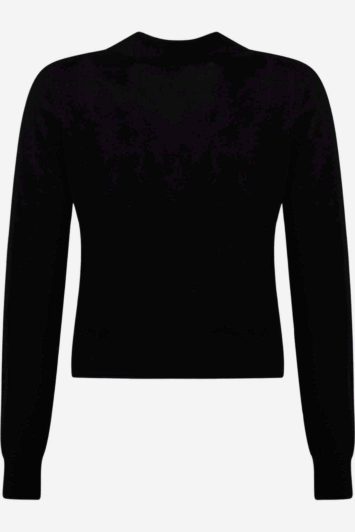 Maglione fine maniche lunghe dettagli argento
