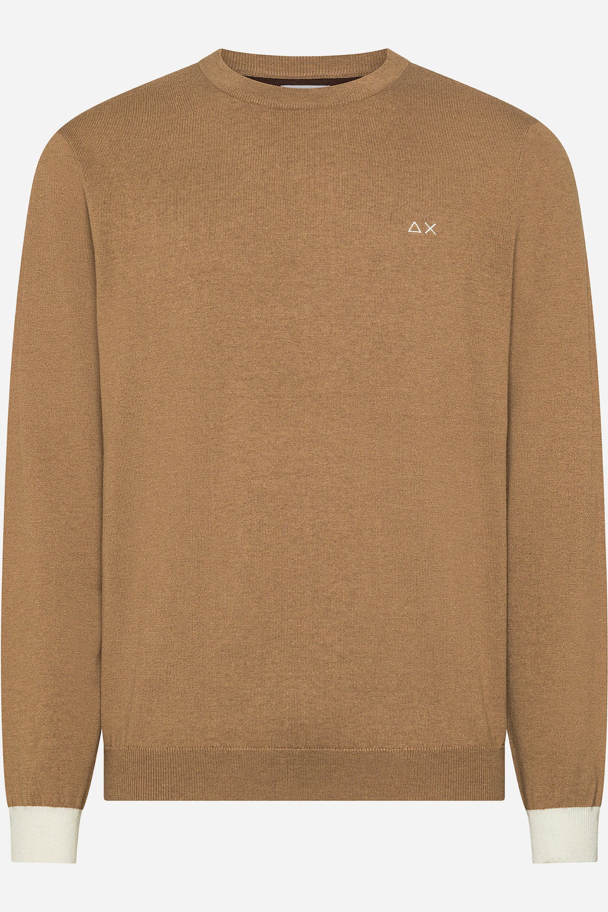 Maglia Sun68 girocollo maniche lunghe misto lana
