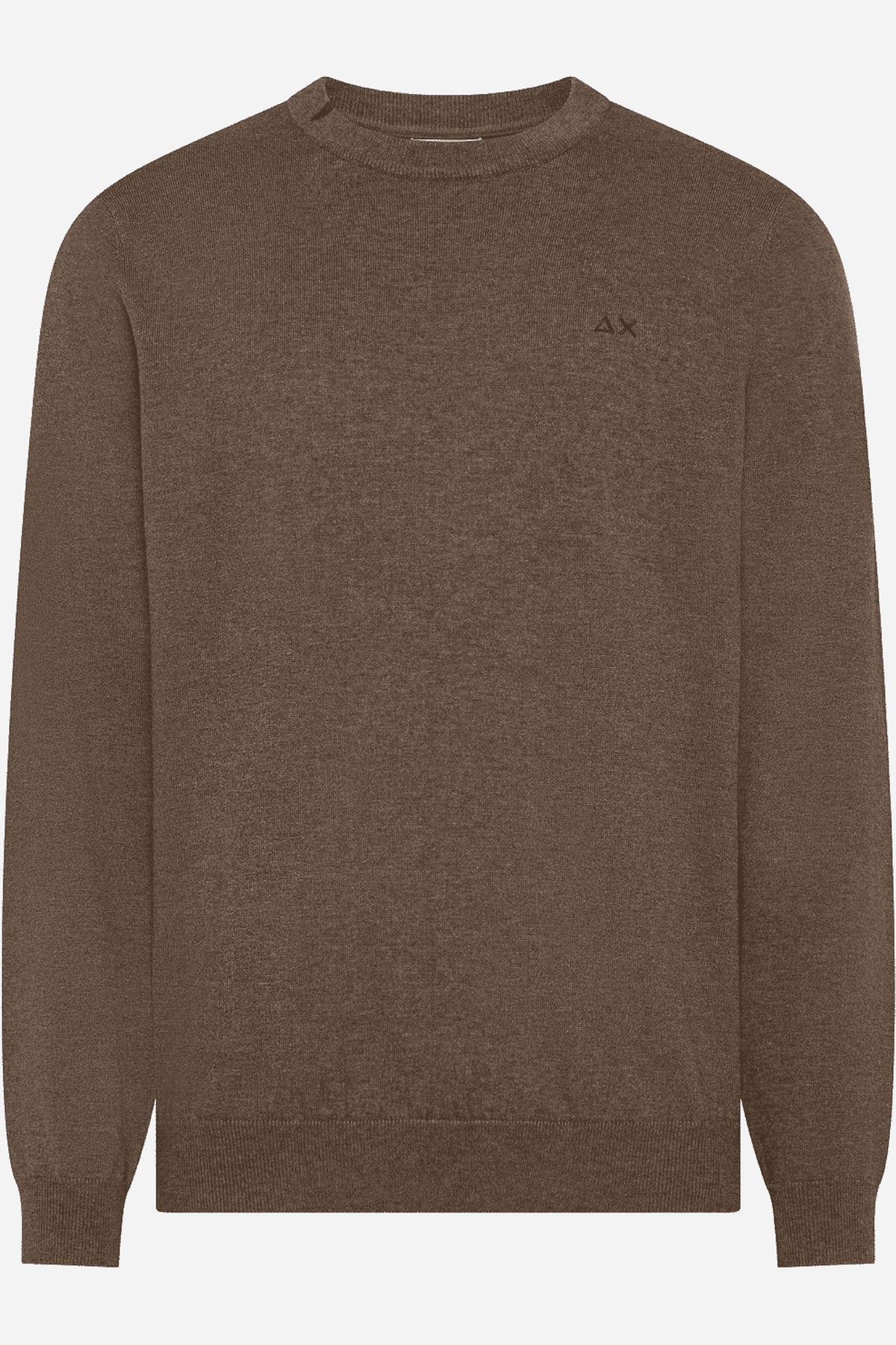 Maglia Sun68 girocollo in cotone e lana