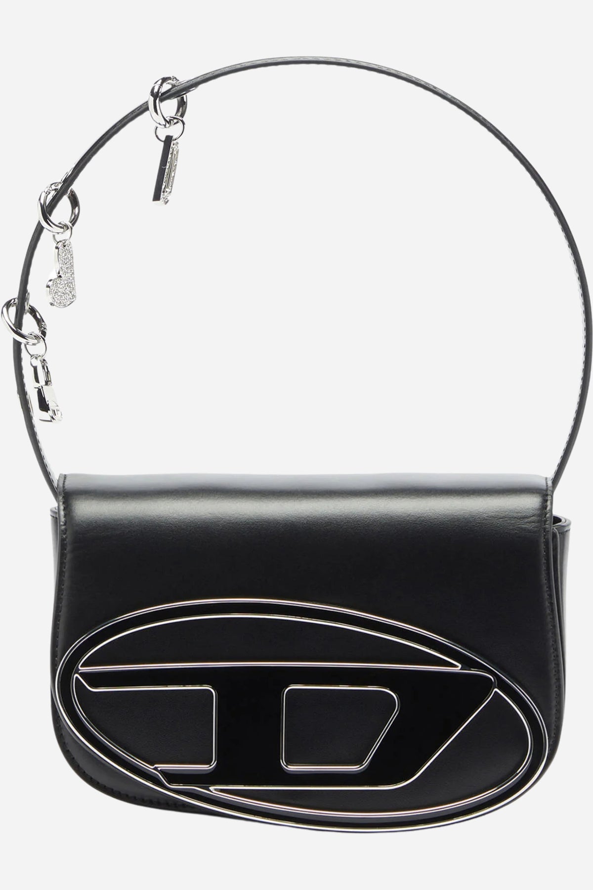 1DR Borsa a spalla in pelle con charms