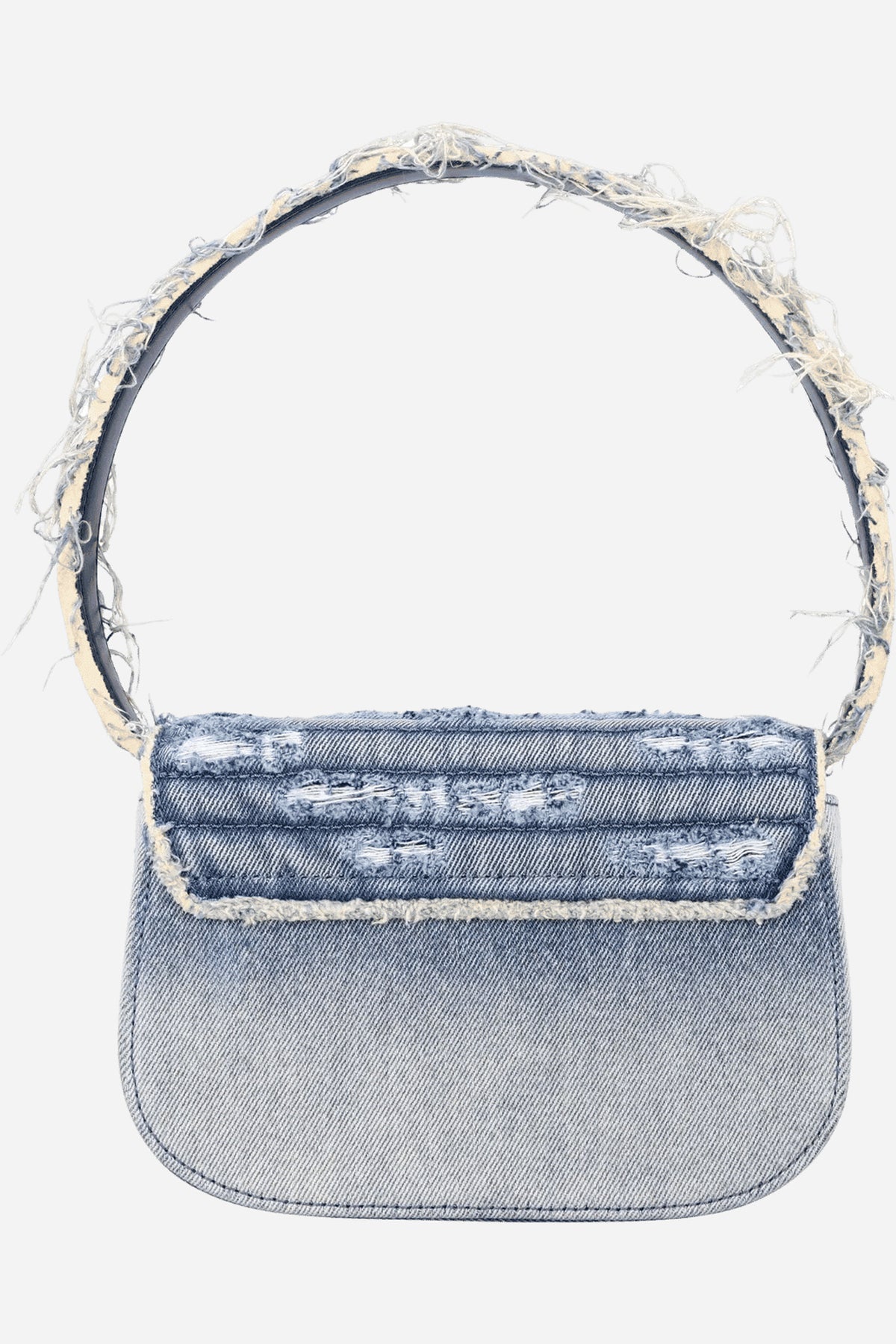 Diesel 1Dr Borsa a tracolla in denim effetto invecchiato