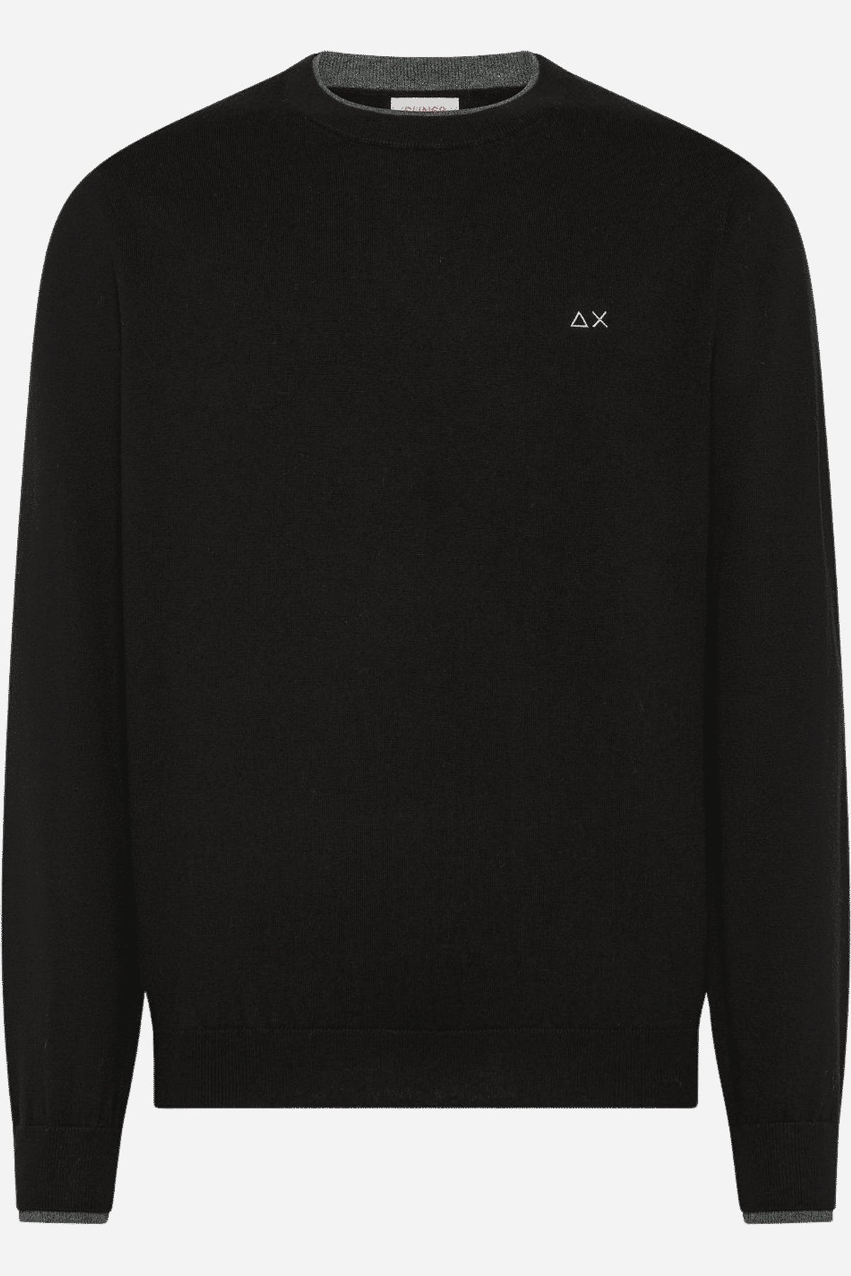 Maglia Sun68 girocollo cotone e lana