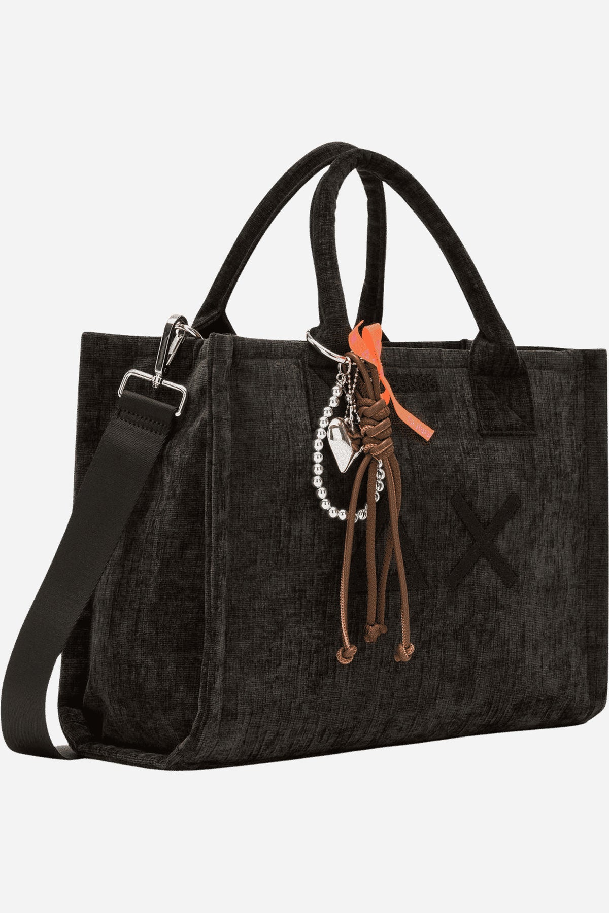 Cali Shopping bag media in velluto