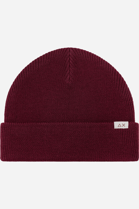Berretto beanie SUN68 in misto lana a costine