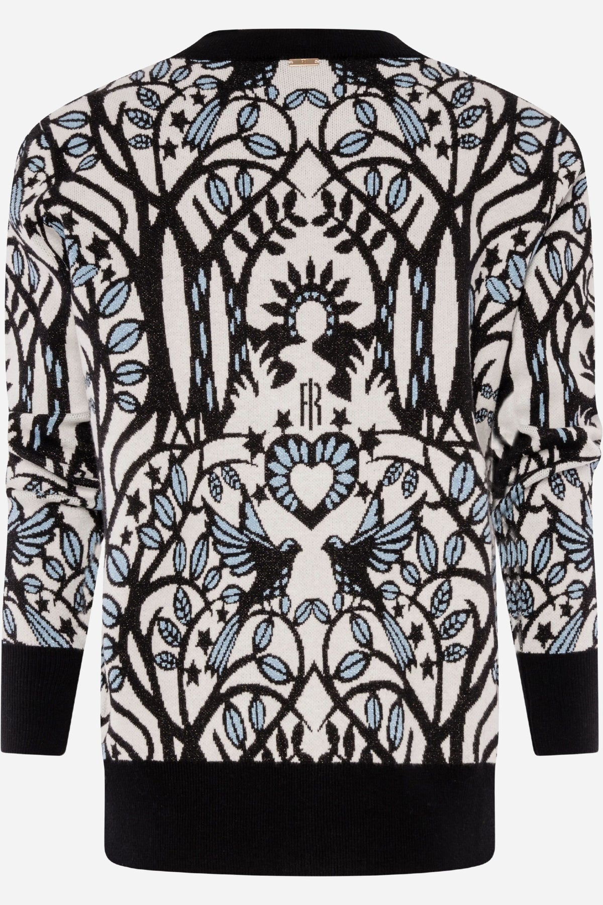 Cardigan Fracomina regular jacquard